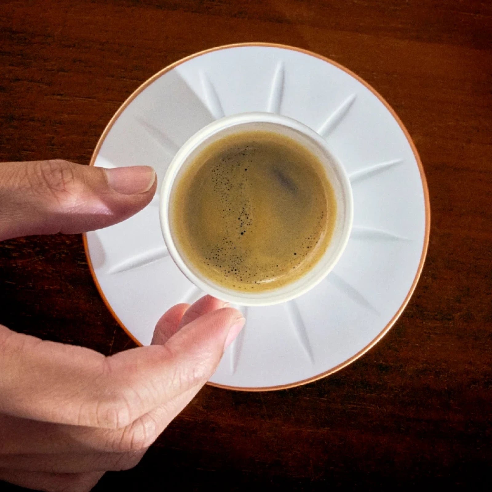 Light of Time - Set of 2 Coffee Cups and Saucers