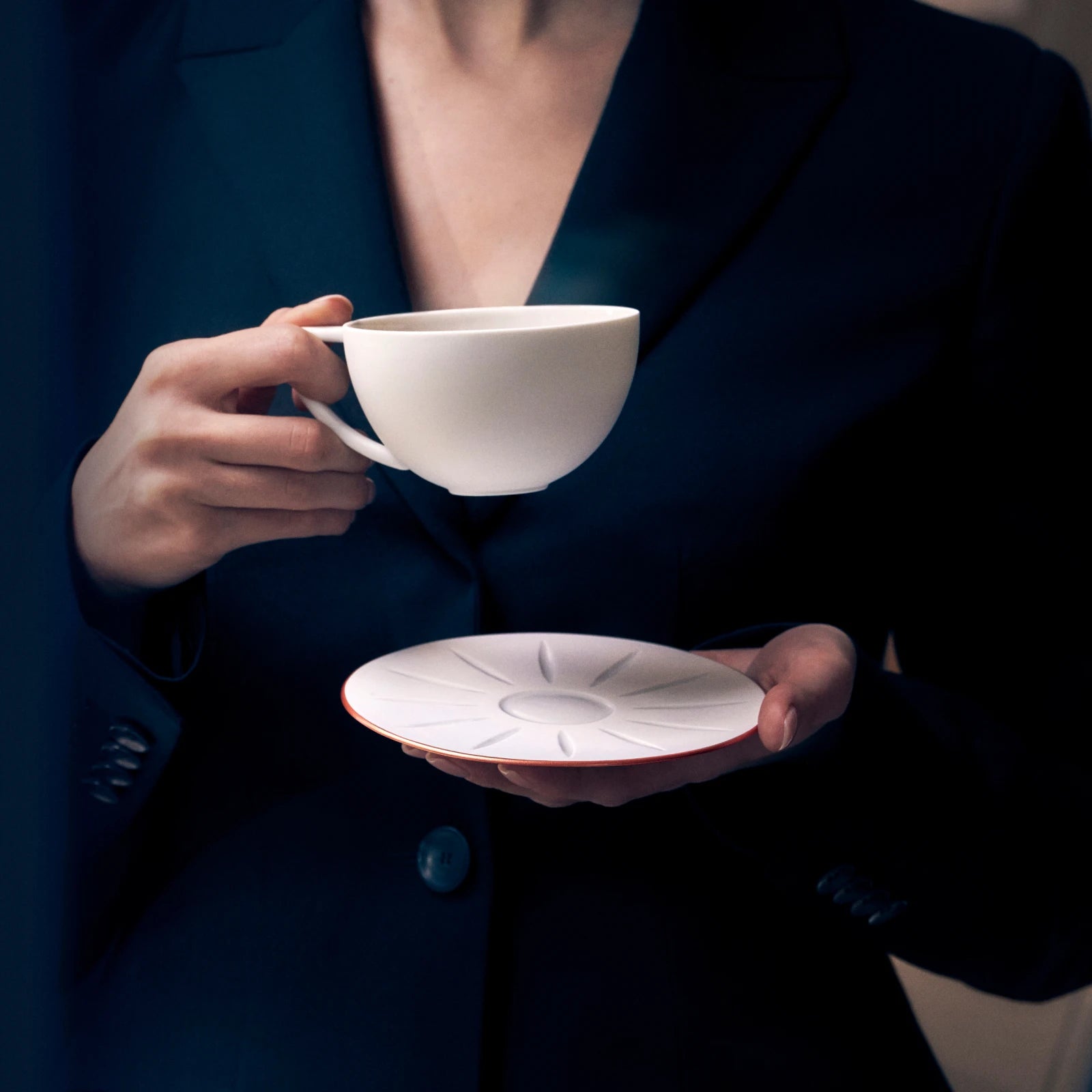 Light of Time - Set of 2 Tea Cups and Saucers