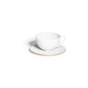  Light of Time tea set with porcelain cup and saucer