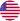 A round icon of the flag of United States of America