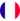 A round icon of the flag of France