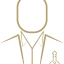 A brown society icon on a transparent background
