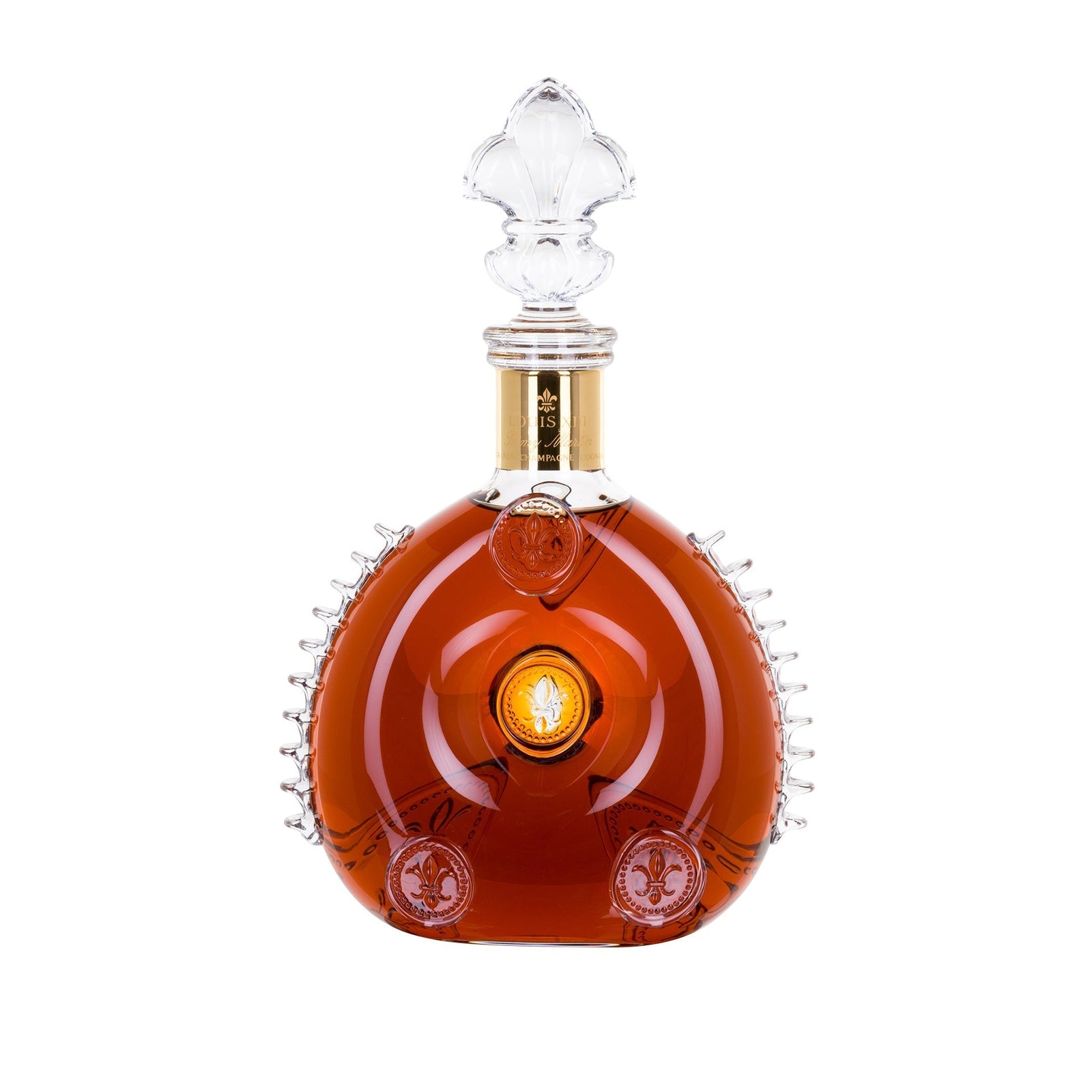 A packshot of LOUIS XIII Magnum decanter on a white background