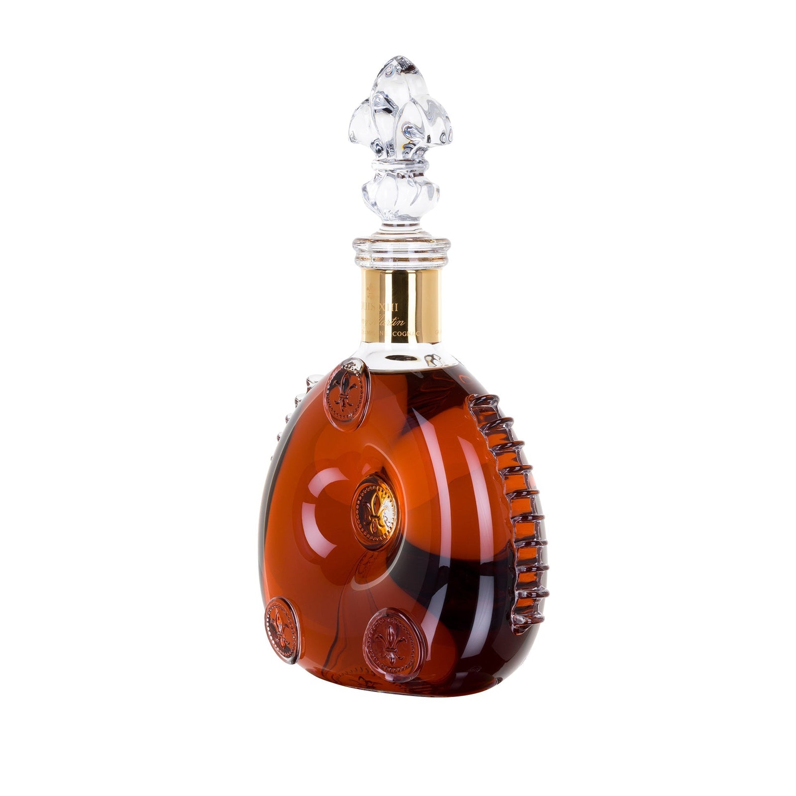 A packshot of LOUIS XIII Magnum decanter on a white background