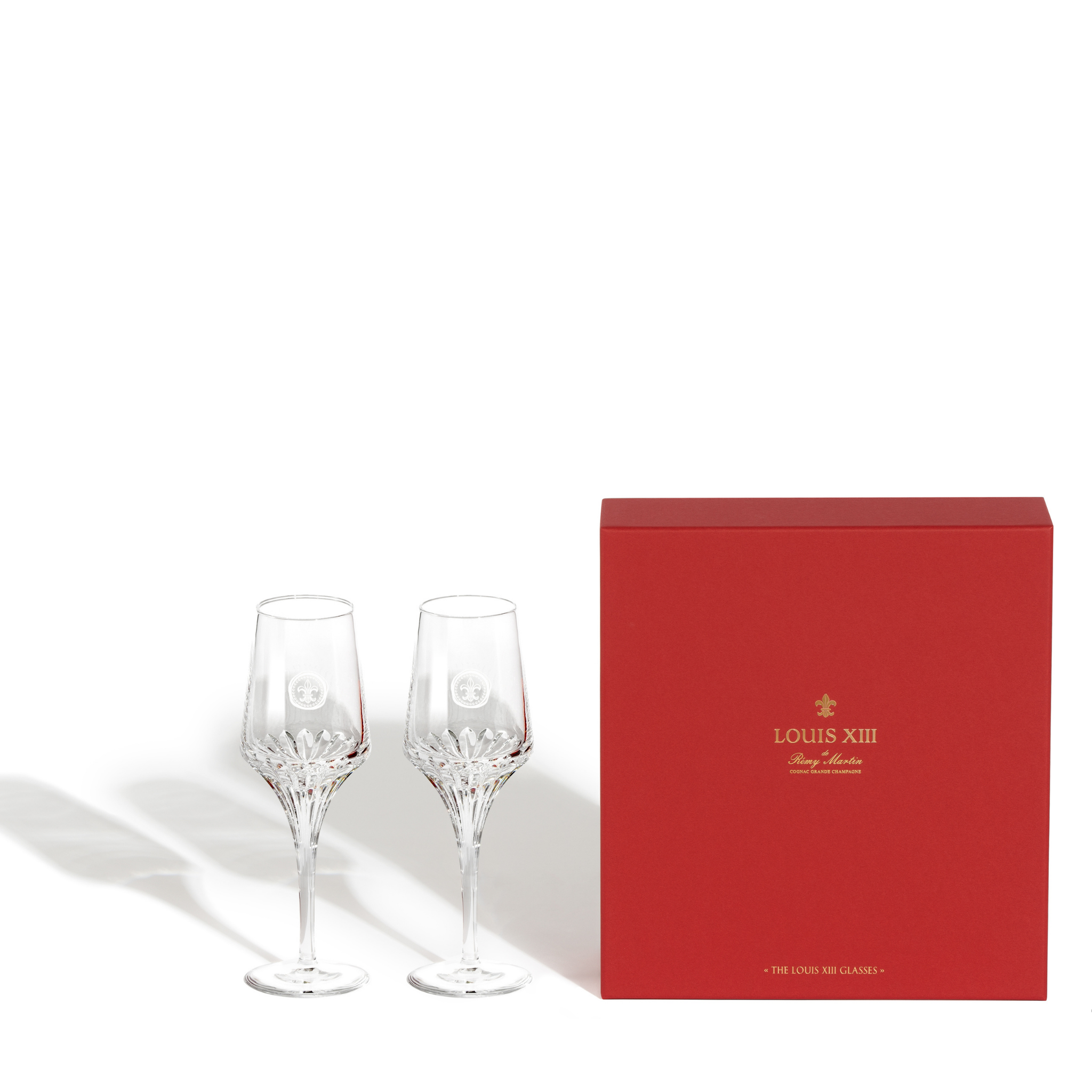 Dior White Wine Glass Transparent Louis XIII